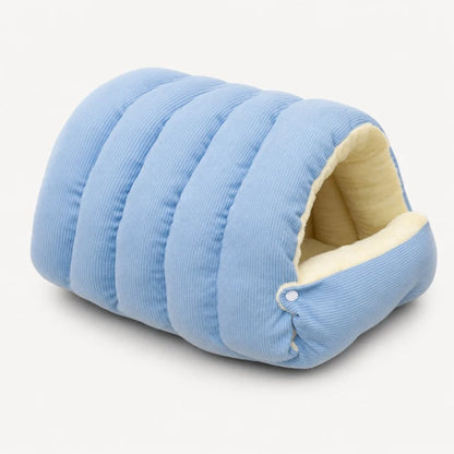 2-in-1 Corduroy Cave Dog Bed