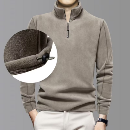 Men's Half Zip Long Sleeve Top