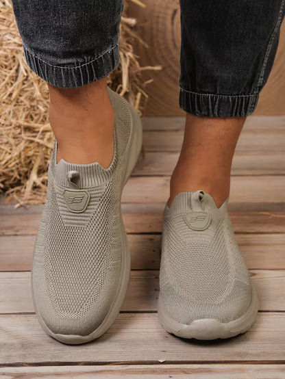 Men's Knit Slip-On Trainers