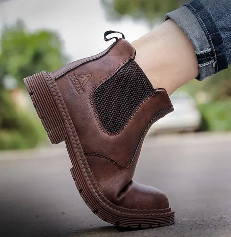 Men's Steel Toe Pull-On Work Boots