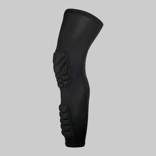Knee & Thigh Padded Compression Sports Sleeve with Honeycomb Protection