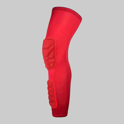 Knee & Thigh Padded Compression Sports Sleeve with Honeycomb Protection