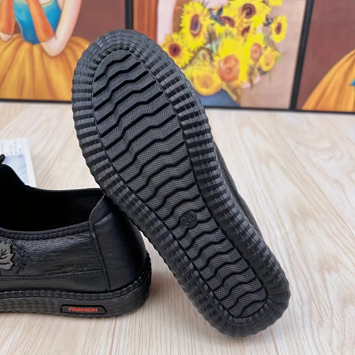 Women's Embossed Slip-On Loafers
