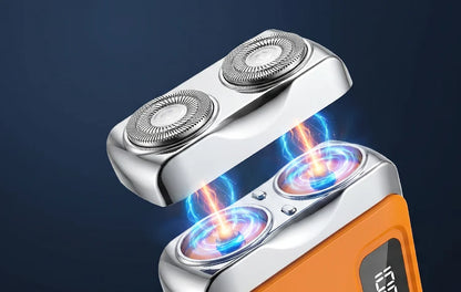 Men's Portable Dual-Head Electric Shaver