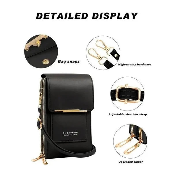Women's Touchscreen Crossbody Phone Wallet