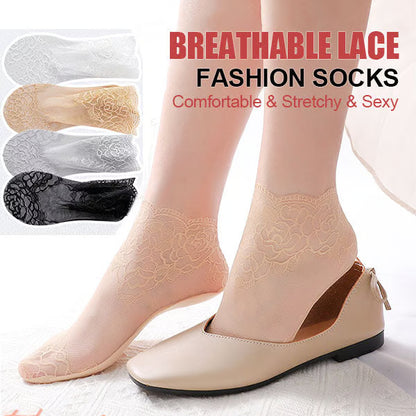Women's Floral Lace Ankle Socks