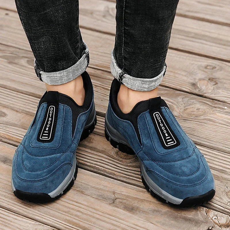 Men's Wide-Fit Slip-On Walking Shoes