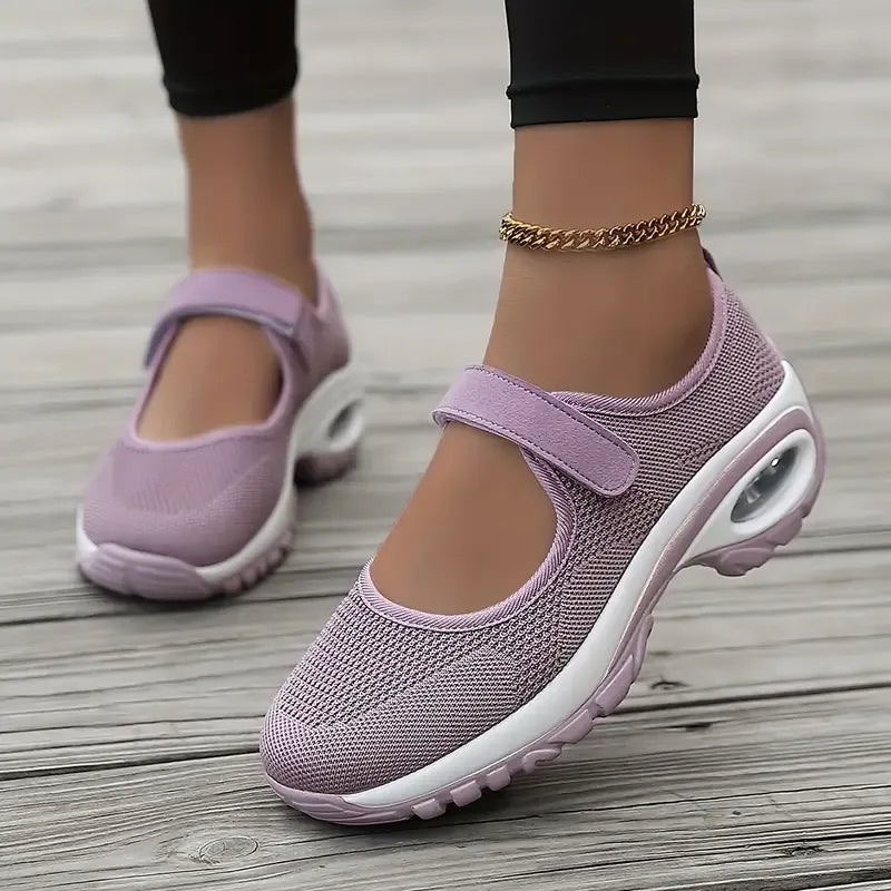 Women's Air-Cushioned Mary Jane Walking Shoes
