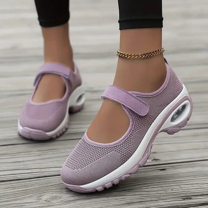 Women's Air-Cushioned Mary Jane Walking Shoes