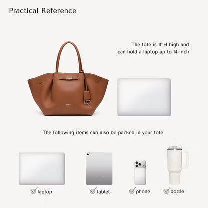 Women's Spacious Top Handle Tote Bag