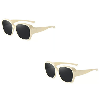Polarised Round Cat-Eye Sunglasses