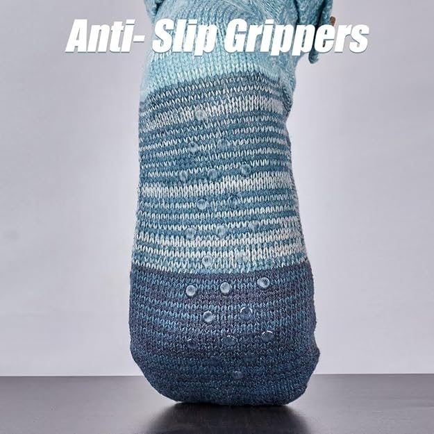 Women's Cosy Cable Knit Slipper Socks