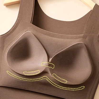 Women's U-Neck Built-In Bra Tank Top