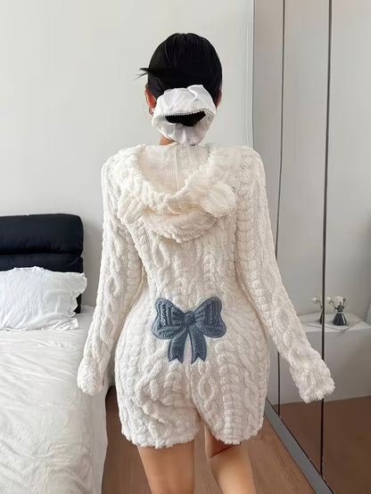 Women's Animal Hooded Winter Bodysuit