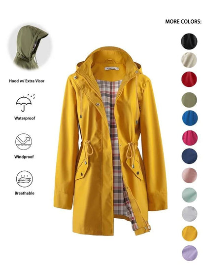 Women's Lightweight Hooded Rain Jacket