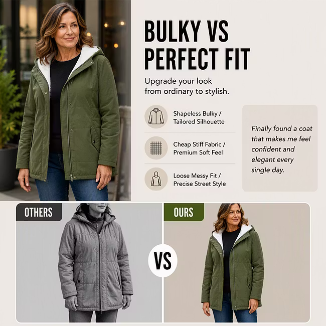 Women's Stud Detail Hooded Jacket