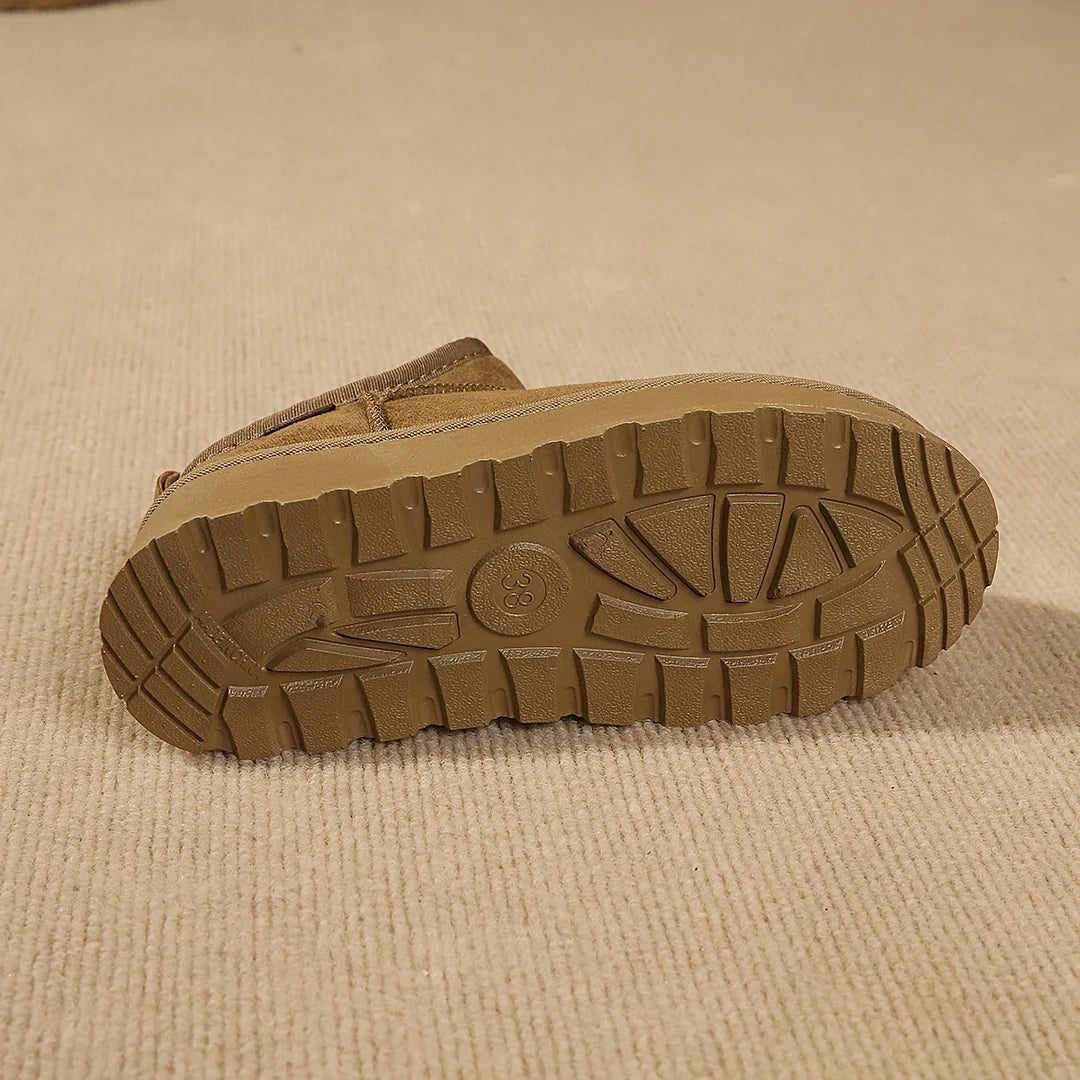 Women's Fleece-Lined Platform Ankle Boots