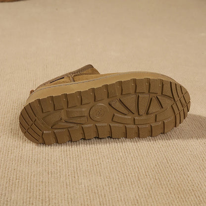 Women's Fleece-Lined Platform Ankle Boots