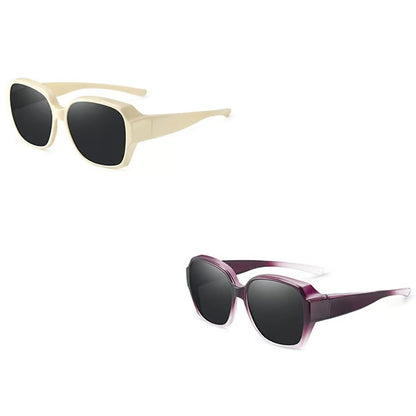 Polarised Round Cat-Eye Sunglasses