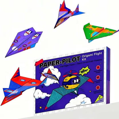 Kids' DIY Paper Aeroplane Folding Kit