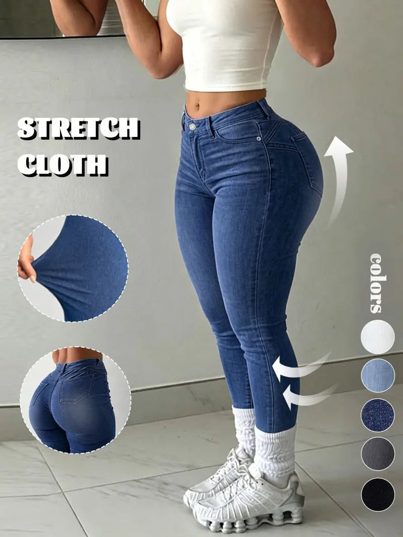 Women's High-Rise Stretch Skinny Jeans