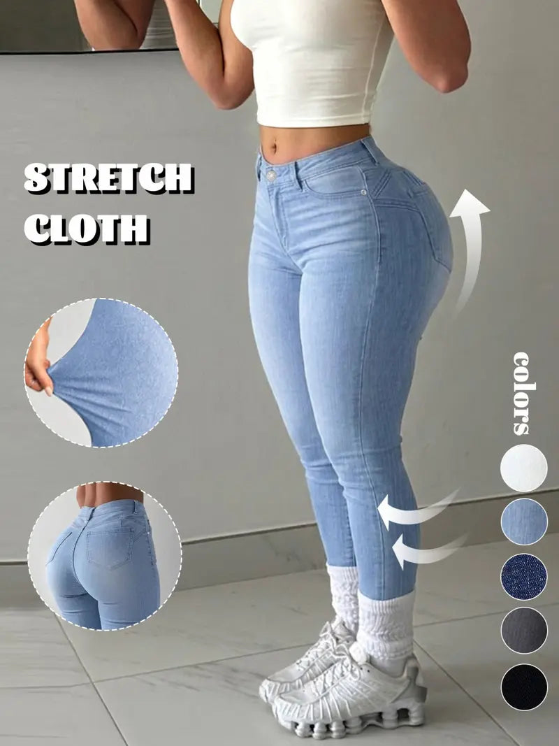 Women's High-Rise Stretch Skinny Jeans