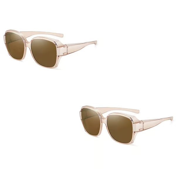 Polarised Round Cat-Eye Sunglasses