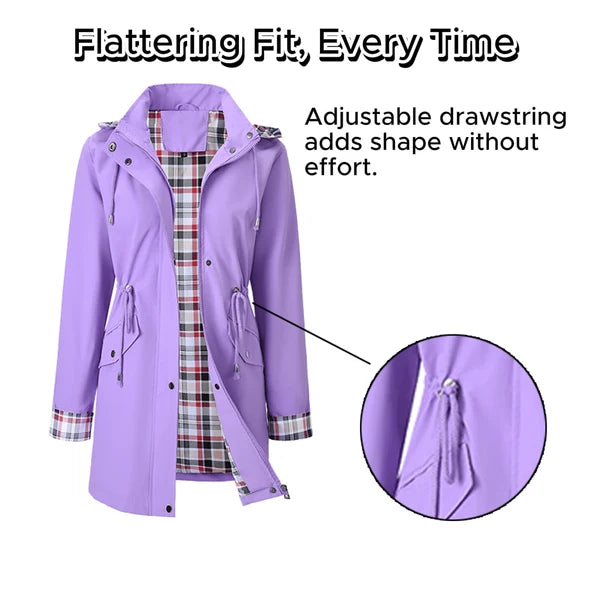 Women's Lightweight Hooded Rain Jacket