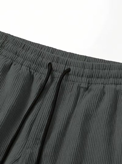 Men's Corduroy Multi-Pocket Cargo Joggers
