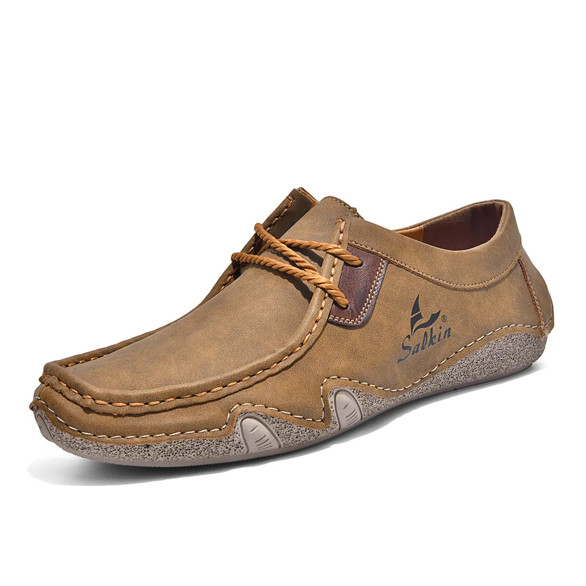 Men's Hand-Stitched Wide Fit Loafers