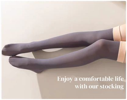 Women's Cosy Fleece-Lined Over-the-Knee Stockings