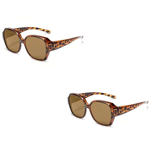 Polarised Round Cat-Eye Sunglasses