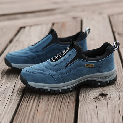 Men's Wide-Fit Slip-On Walking Shoes