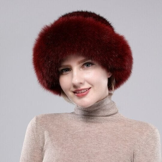 Women's Plush Faux Fur Winter Hat