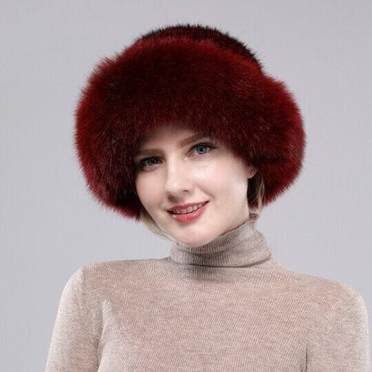 Women's Plush Faux Fur Winter Hat