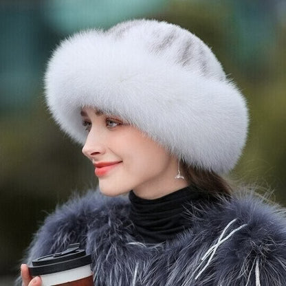 Women's Plush Faux Fur Winter Hat
