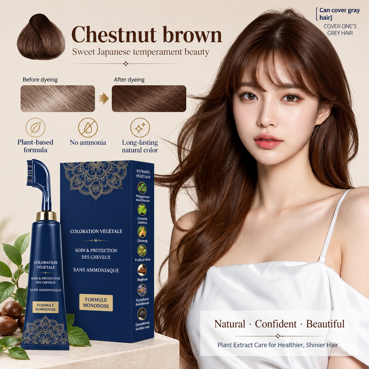 Easy-Apply Hair Colour Comb