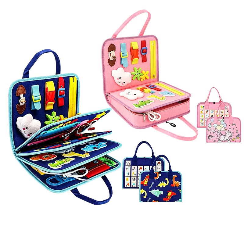 Toddler Montessori Busy Board Activity Book