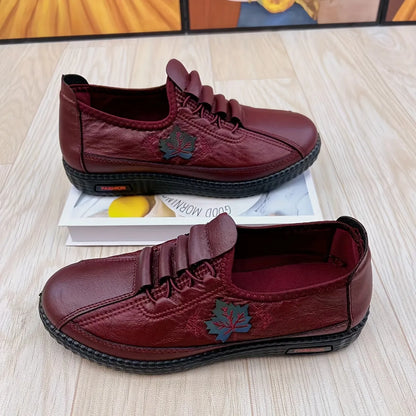 Women's Embossed Slip-On Loafers