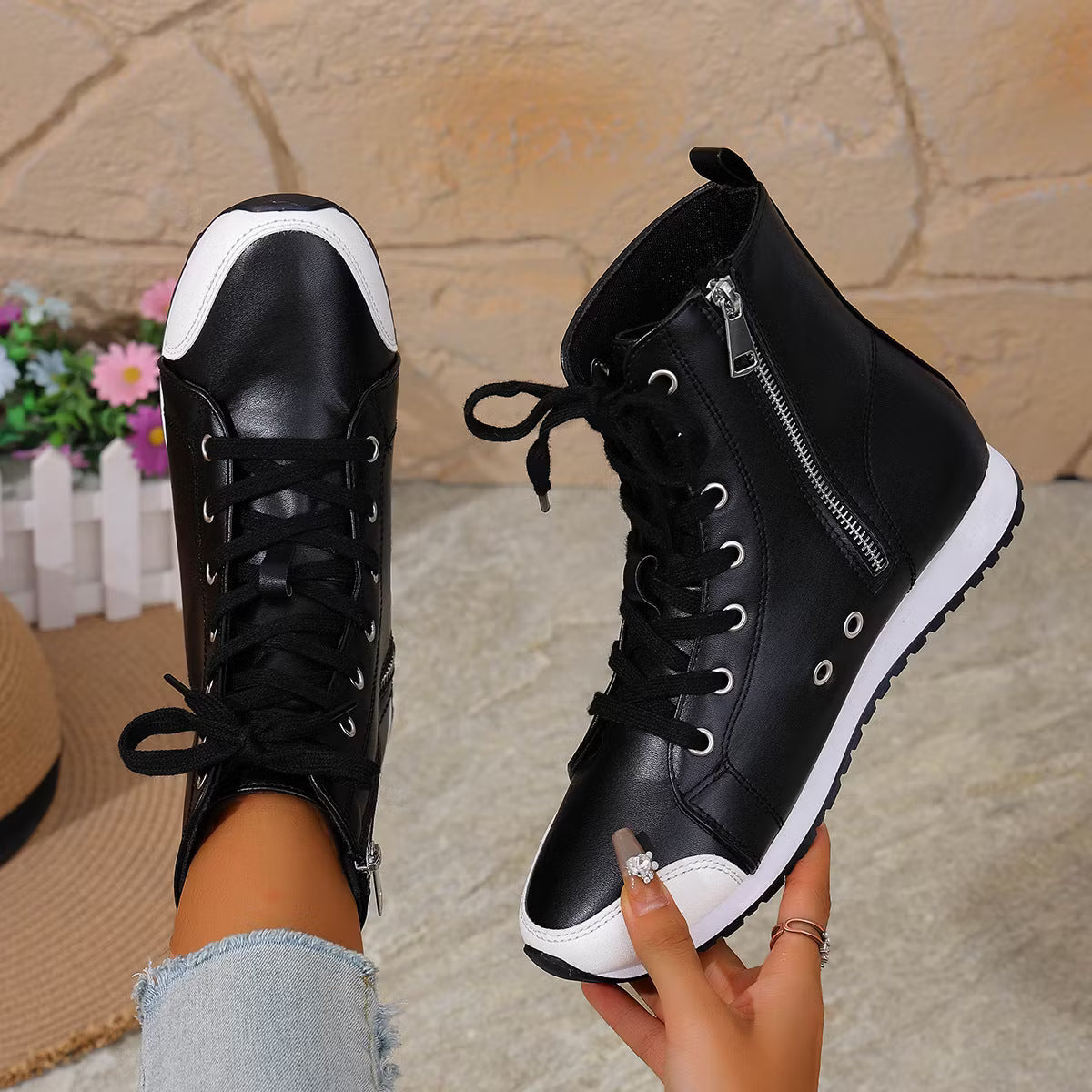 Women's Side-Zip Ankle Boots
