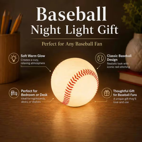 Baseball Glow Night Light