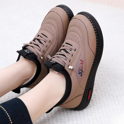 Women's Casual Lace-Up Platform Trainers