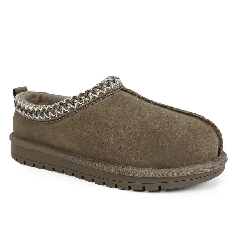 Women's Plush-Lined Slip-On Slippers
