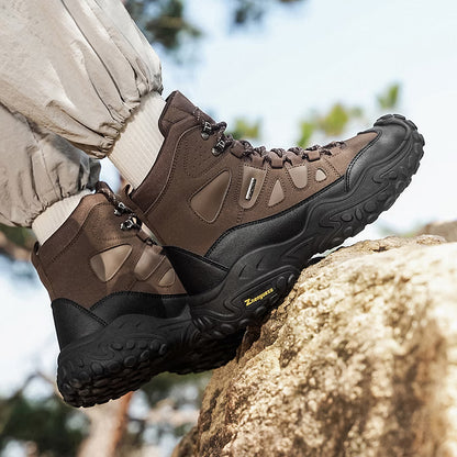Men's Rugged High-Top Hiking Boots