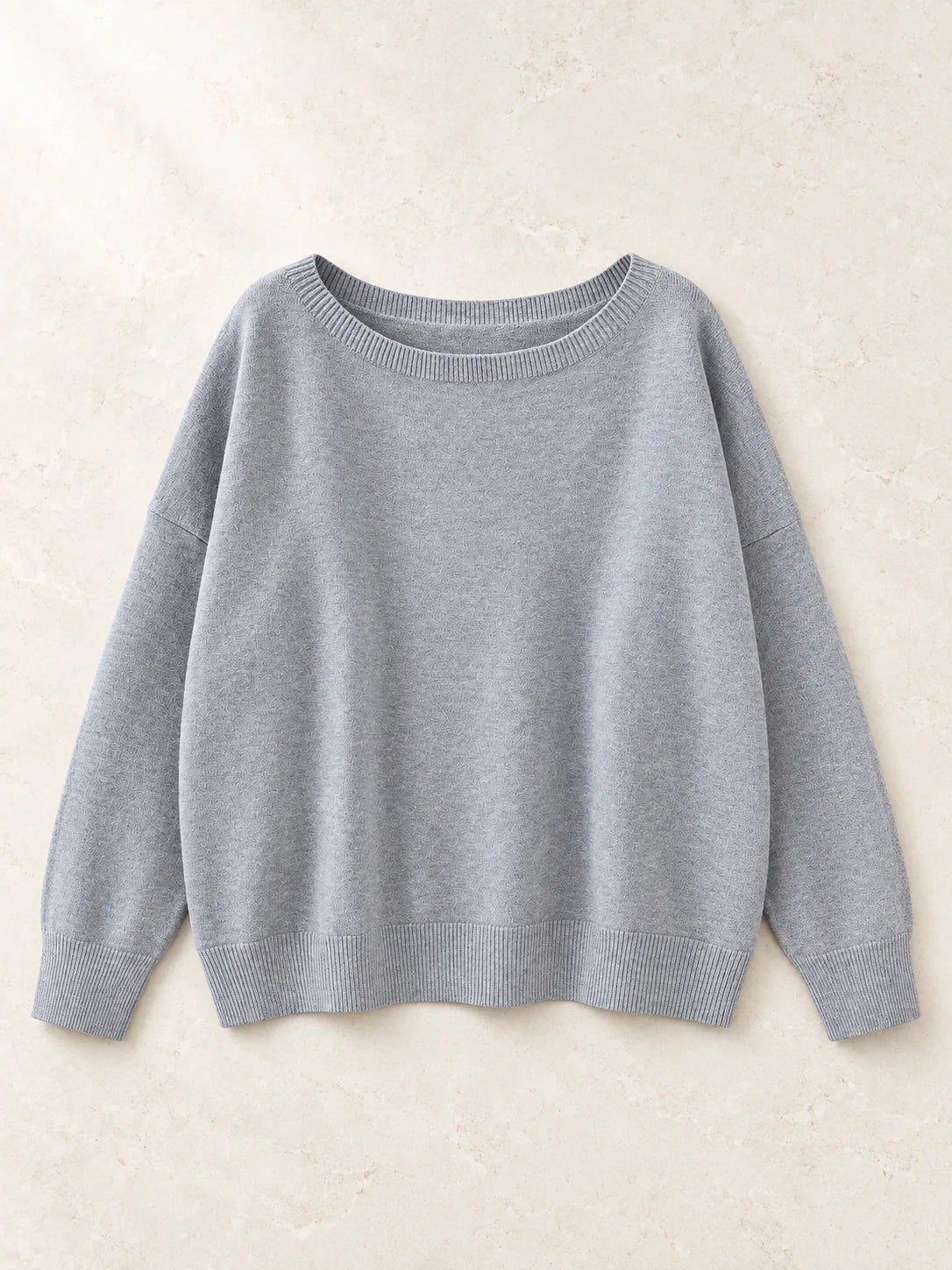 Women's Relaxed Round Neck Knit Jumper