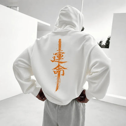 Men's Statement Graphic Pullover Hoodie