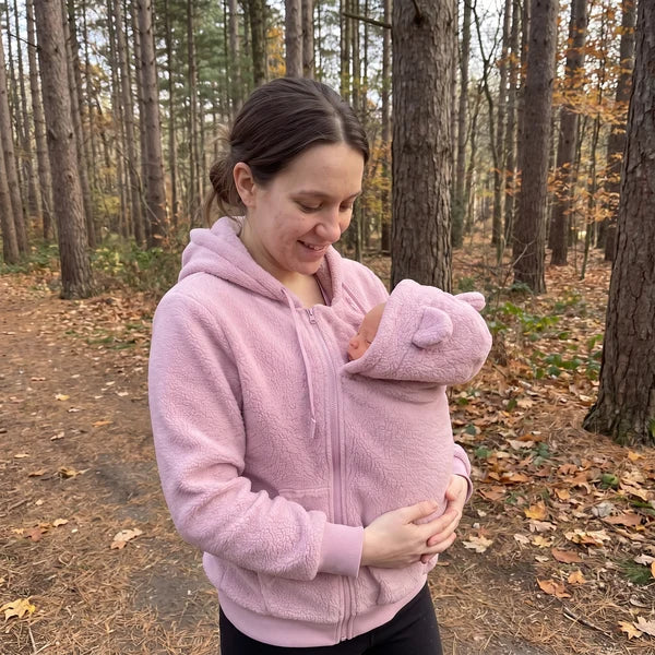Women's Removable Pouch Fleece Hoodie
