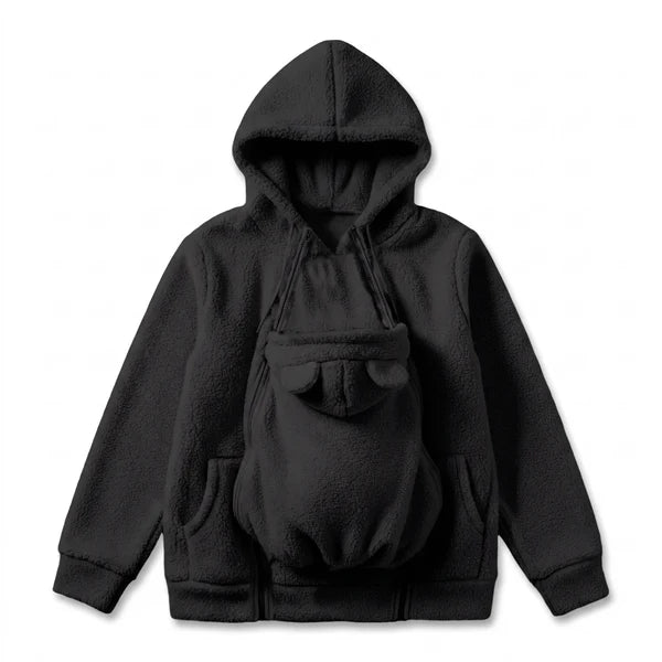 Women's Removable Pouch Fleece Hoodie