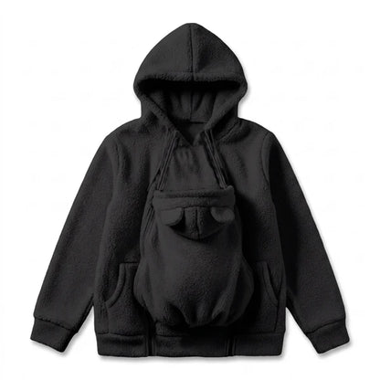 Women's Removable Pouch Fleece Hoodie