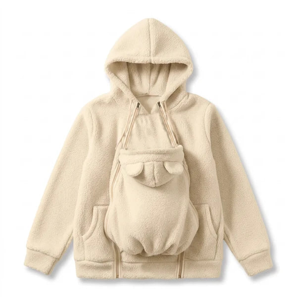 Women's Removable Pouch Fleece Hoodie